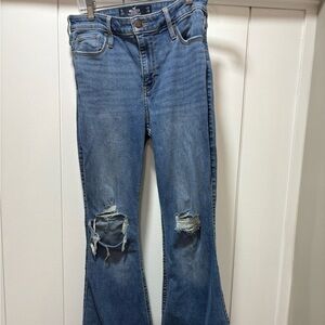 Hollister Jeans Womens 7S - 28 x 30 High Rise Vintage Flare Soft Stretch EUC